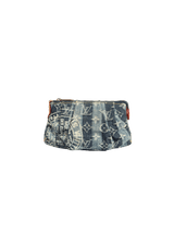 DENIM RAYE TROUSSE POUCH