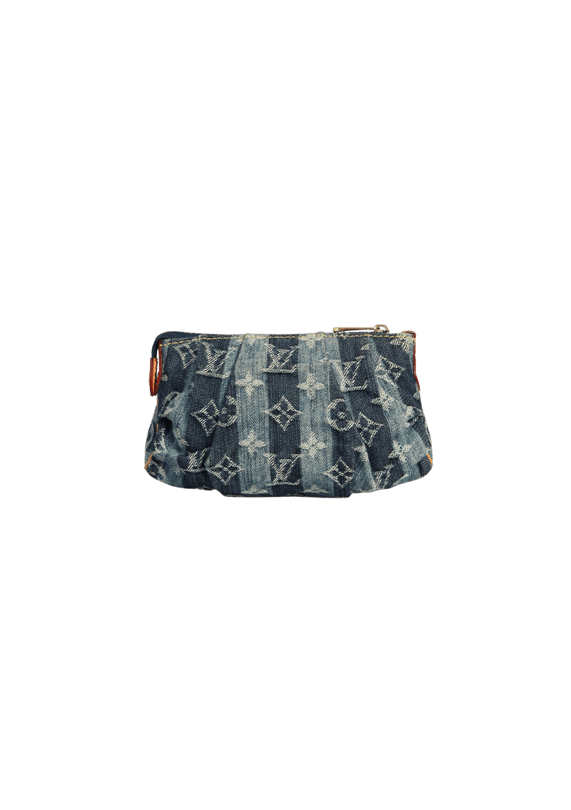 DENIM RAYE TROUSSE POUCH