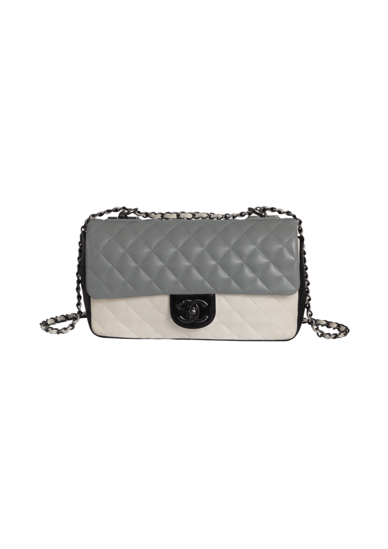 CC TRICOLOR FLAP BAG