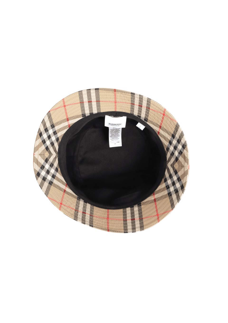 CHAPÉU BURBERRY NOVA CHECK BUCKET HAT G ORIGINAL – Gringa