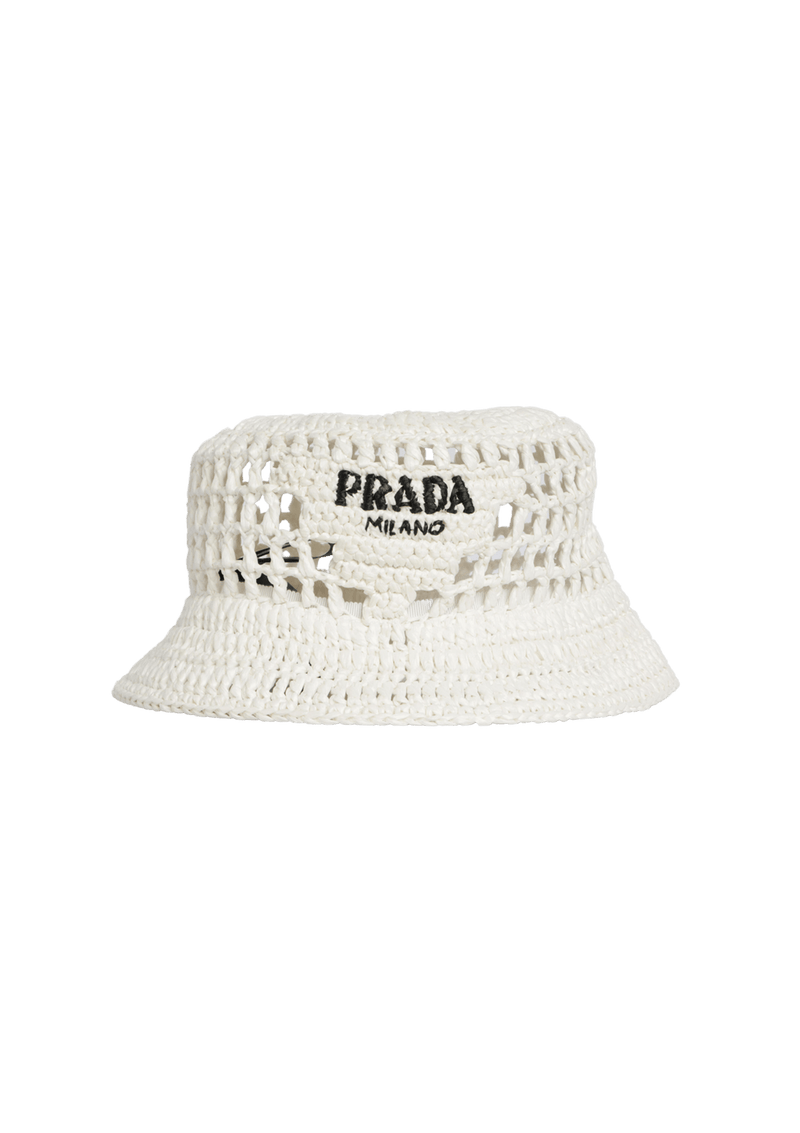 RAFFIA BUCKET HAT M