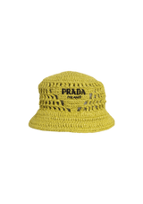 RAFFIA BUCKET HAT