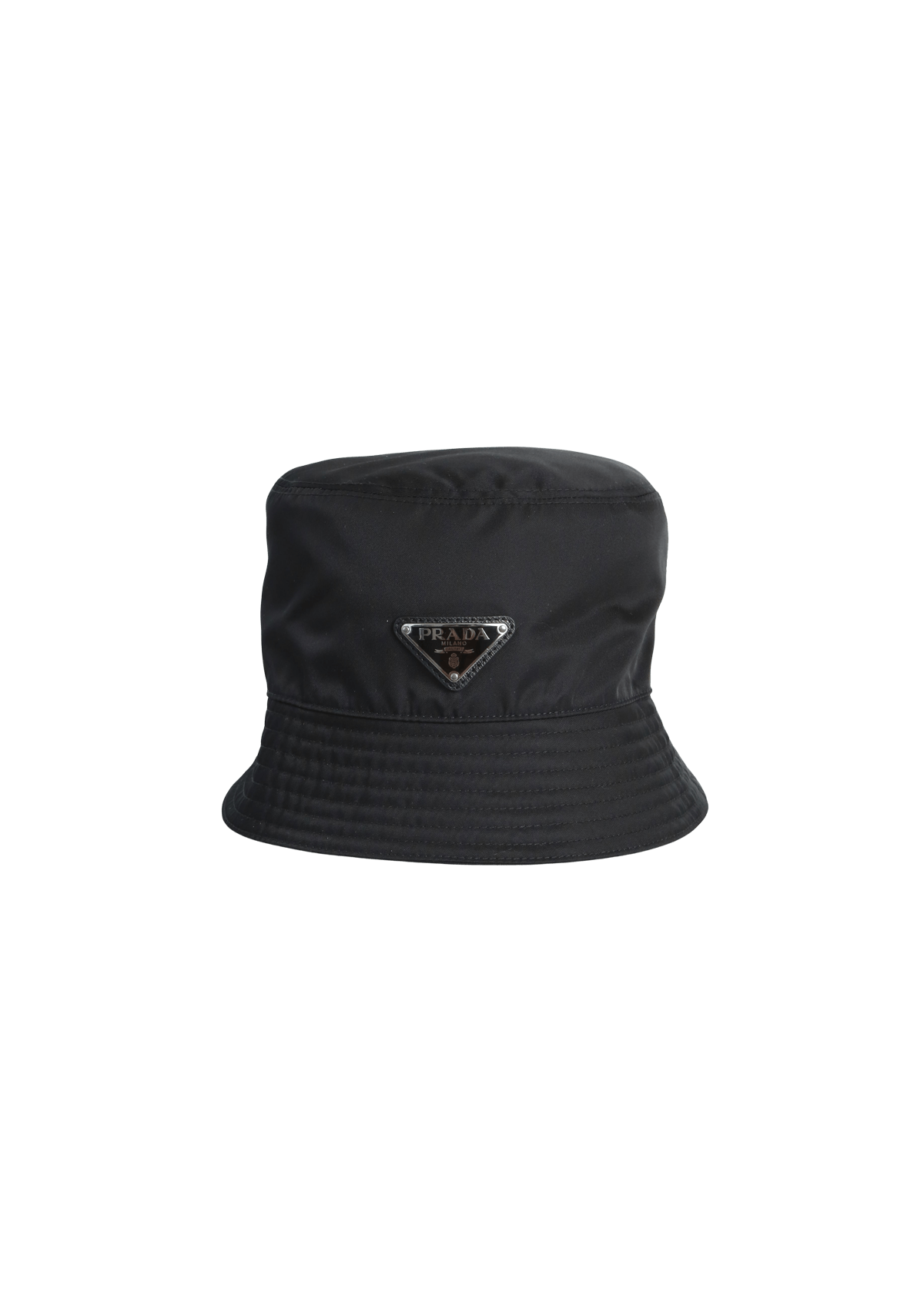 CHAPÉU PRADA RE-NYLON BUCKET HAT G PRETO G ORIGINAL – Gringa