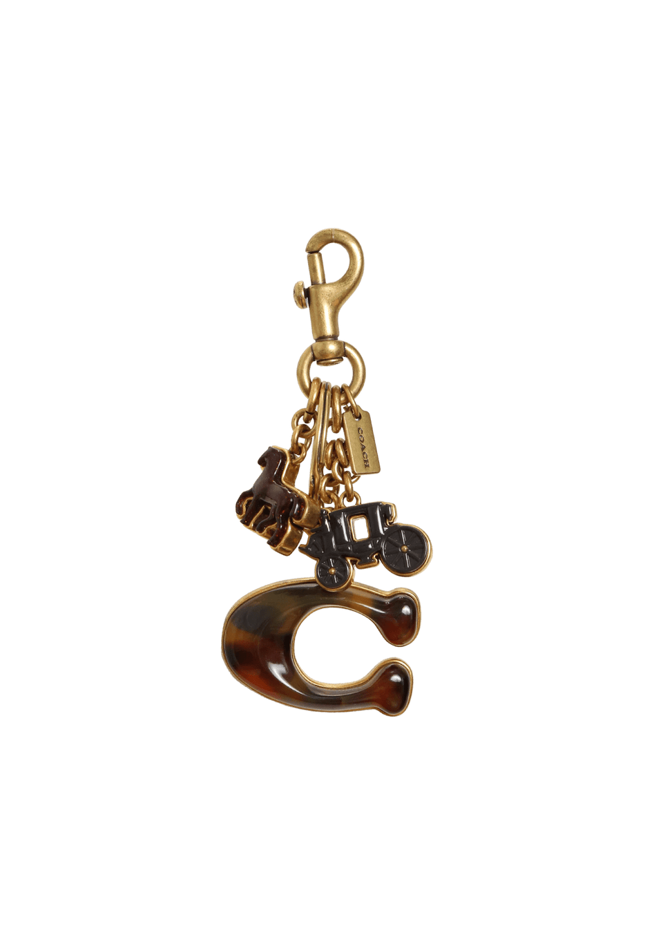 小物 Coach keychains 11 pieces charms keyring CHAVEIRO COACH CHARM KEYCHAIN DOURADO ORIGINAL – Gringa