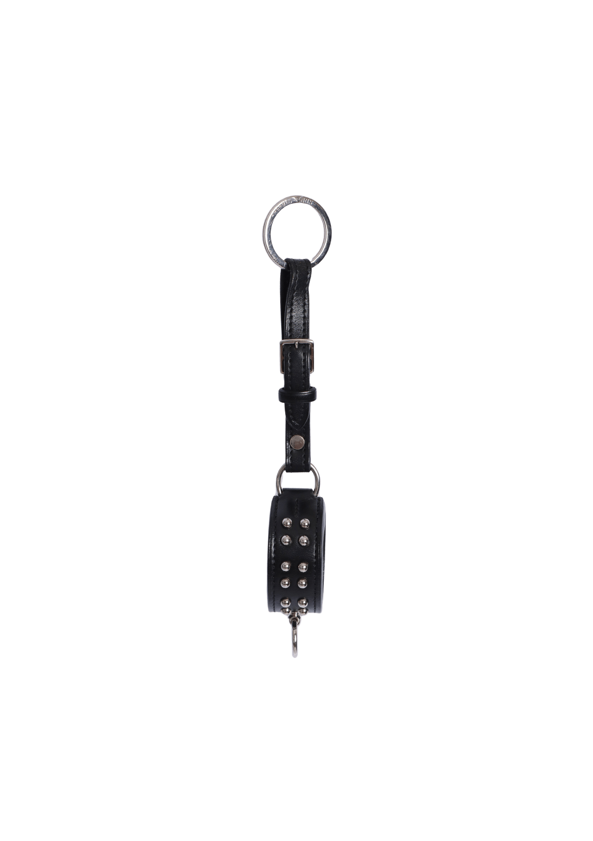 CHAVEIRO HERMÈS COLLIER DE CHIEN ANNEAU KEYCHAIN PRETO ORIGINAL