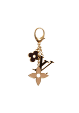 FLEUR DE MONOGRAM KEYCHAIN