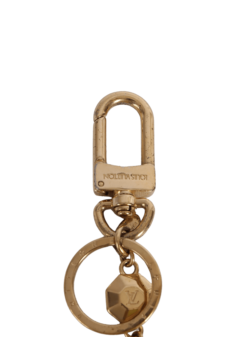 LV FACETTES BAG CHARM KEY HOLDER