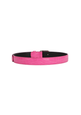 BB THIN CROC-EMBOSSED BELT 70