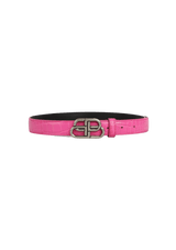 BB THIN CROC-EMBOSSED BELT 70