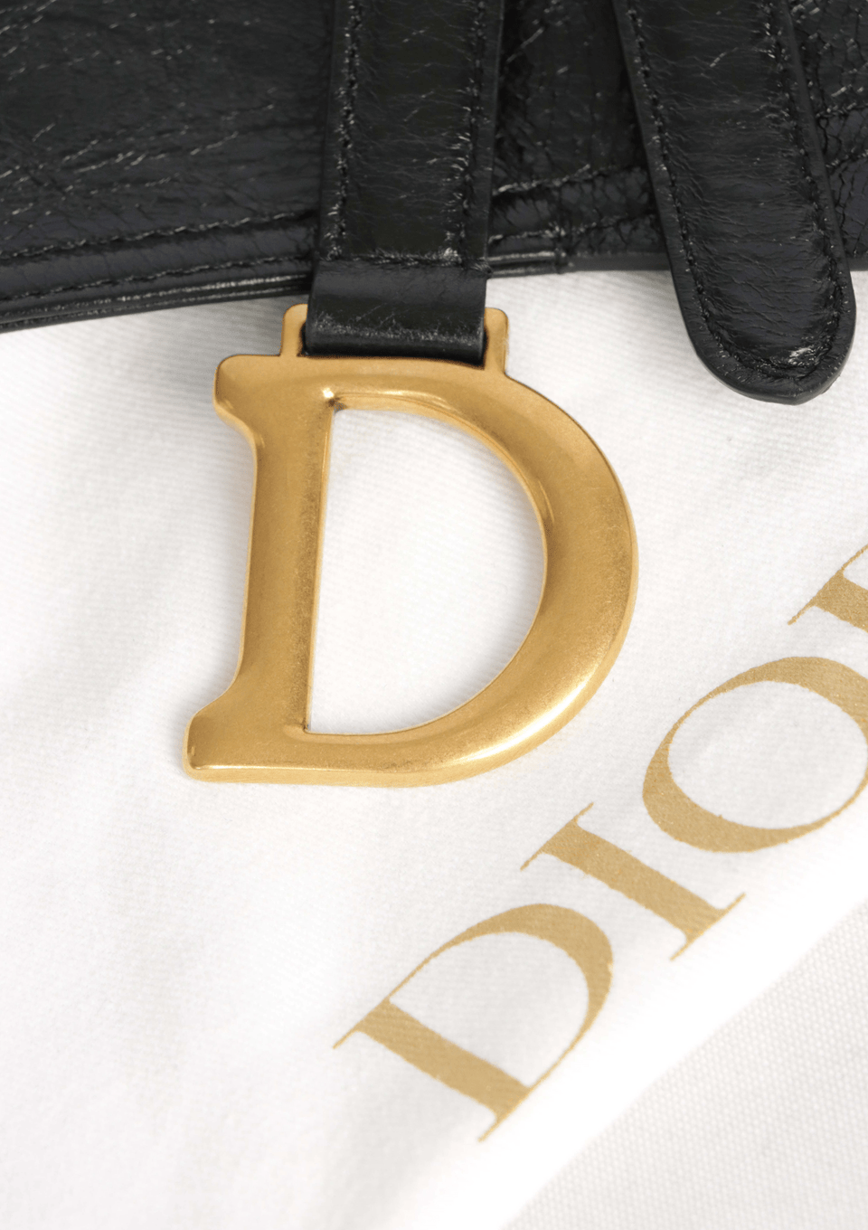 Christian Dior サドルベルト　75 CINTO CHRISTIAN DIOR SADDLE BELT POUCH 75 PRETO ORIGINAL – Gringa