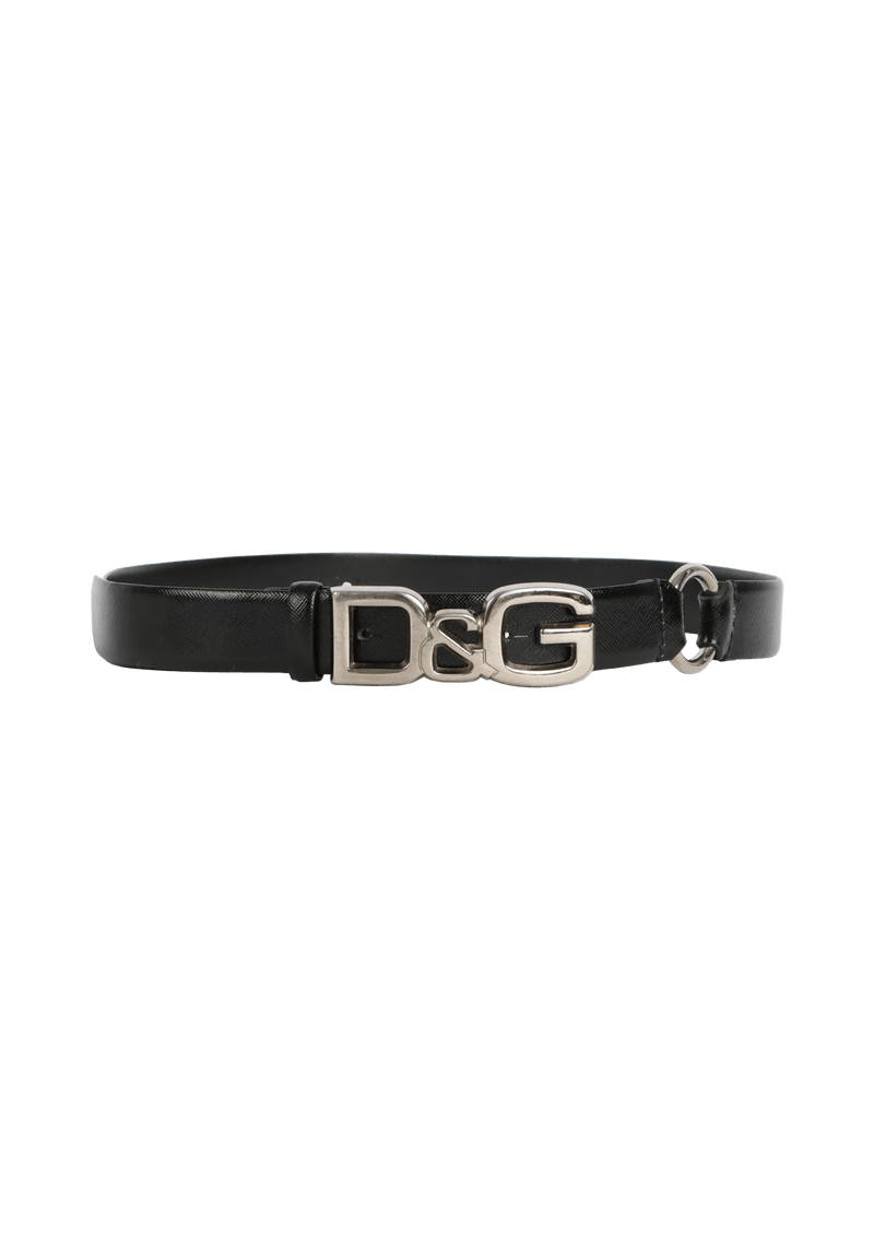 LEATHER LOGO BELT 90