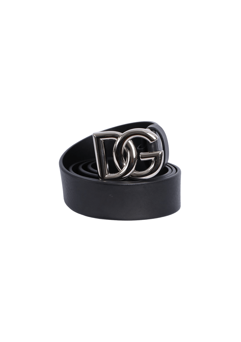 LEATHER LOGO BELT 95