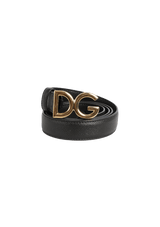 LEATHER LOGO BELT