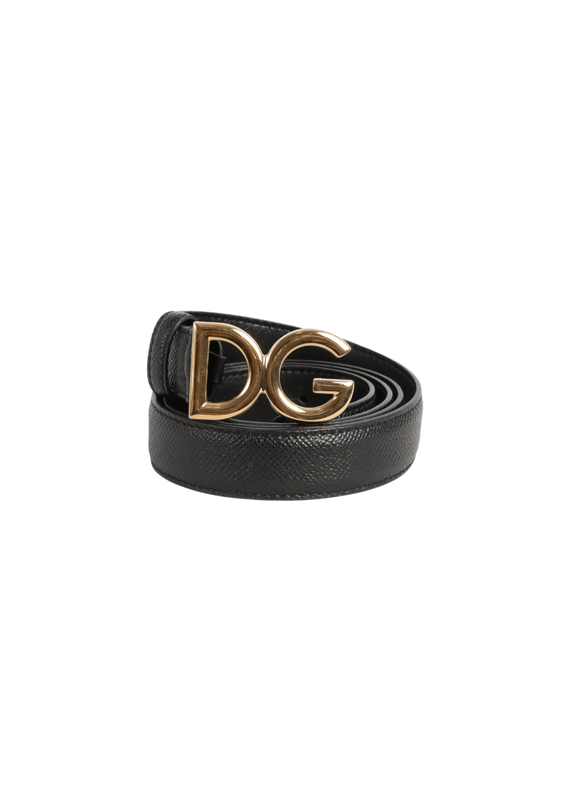 LEATHER LOGO BELT