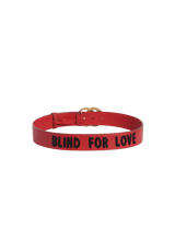 BLIND FOR LOVE DOUBLE G LOGO BELT