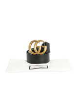 DOUBLE G LOGO BELT 100