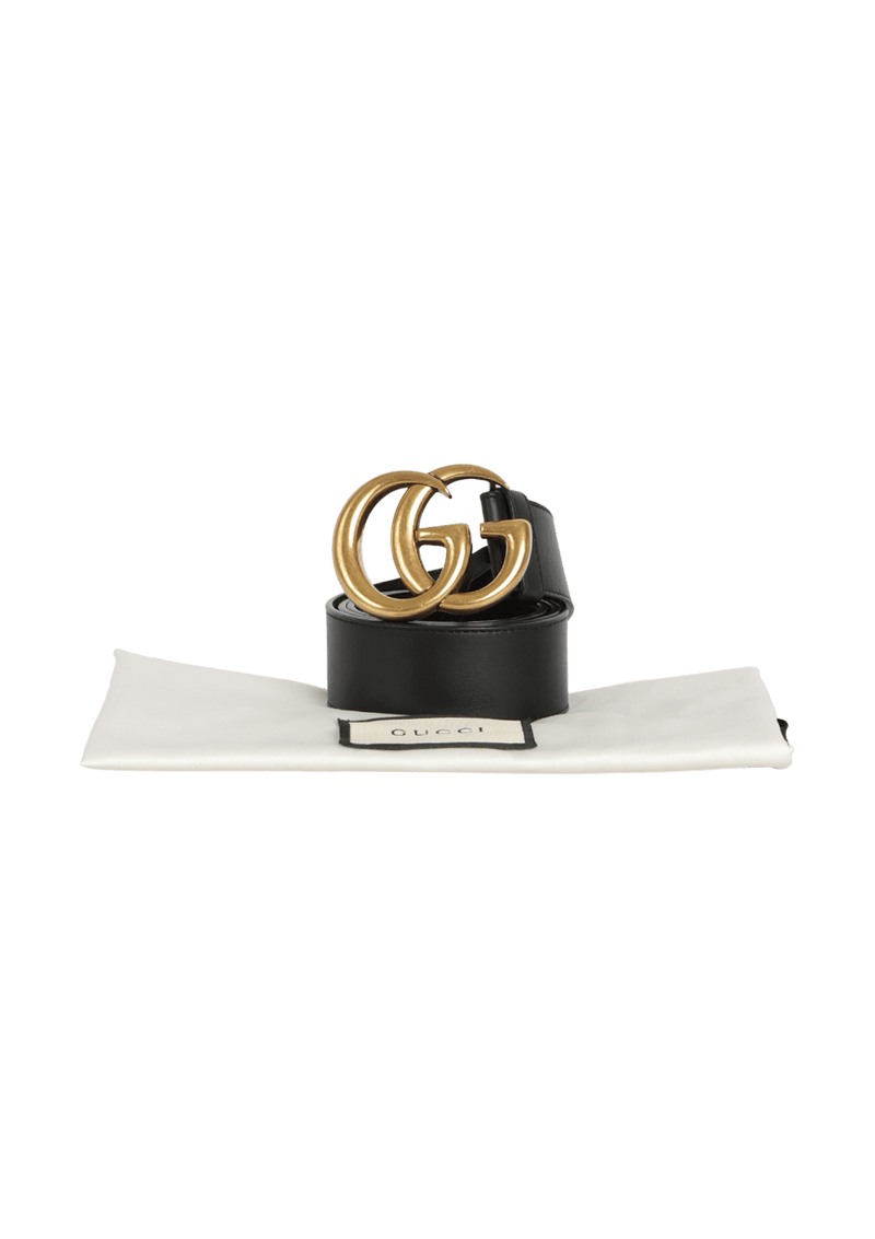 DOUBLE G LOGO BELT 85