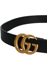 DOUBLE G LOGO BELT 90