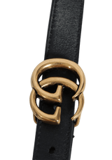 DOUBLE G LOGO BELT 80