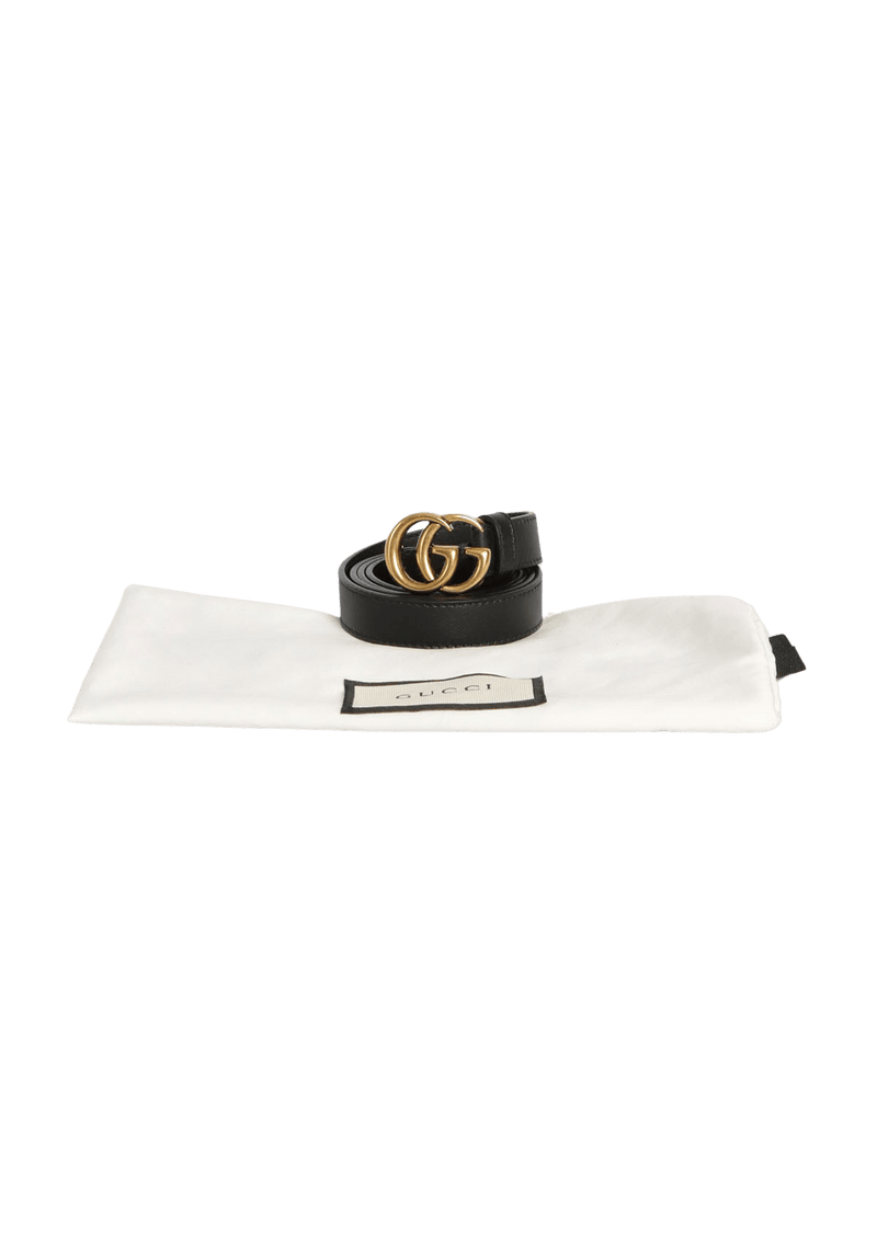 DOUBLE G LOGO BELT 80