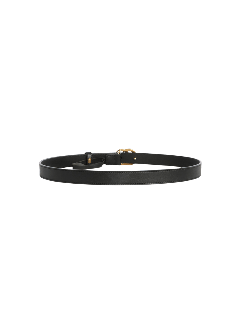 DOUBLE G LOGO THIN BELT 80