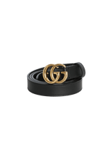 DOUBLE G LOGO THIN BELT 80