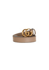 DOUBLE G LOGO THIN BELT 85