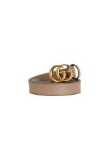 DOUBLE G LOGO THIN BELT 85