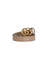 DOUBLE G LOGO THIN BELT 85