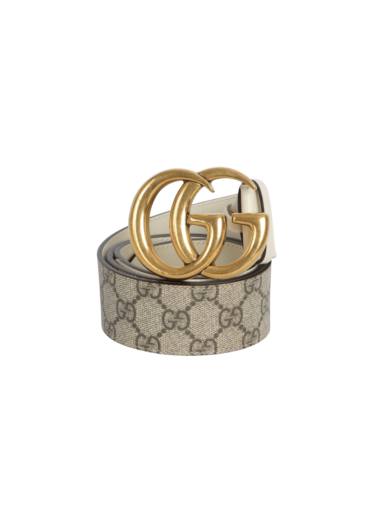 CINTO GUCCI GG SUPREME BELT 85 BEGE ORIGINAL – Gringa
