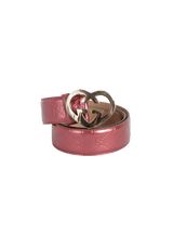 GUCCISSIMA LOVELY HEART GG BELT 90