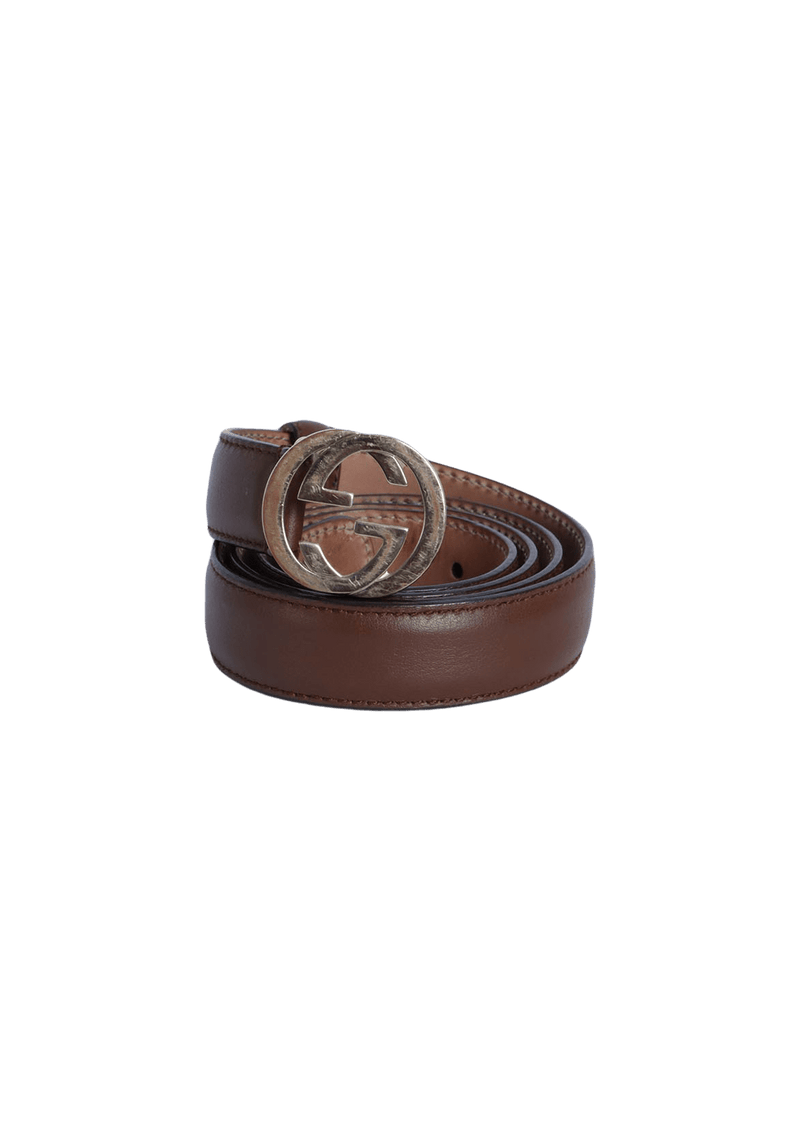 INTERLOCKING G LOGO BELT 85