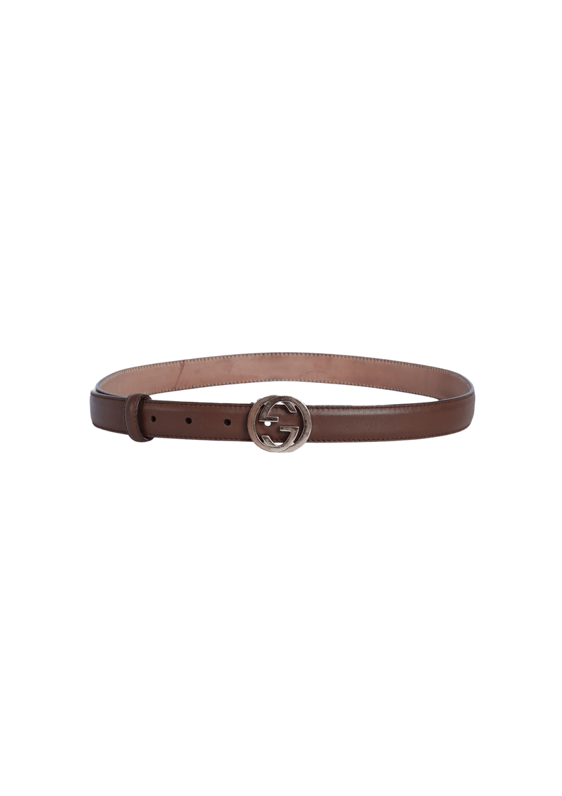 INTERLOCKING G LOGO BELT 85