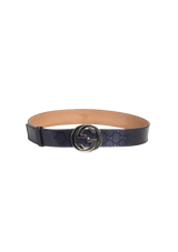 INTERLOCKING G LOGO BELT 85