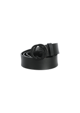 INTERLOCKING G LOGO LEATHER BELT 90