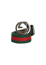 WEB INTERLOCKING G LOGO BELT 90