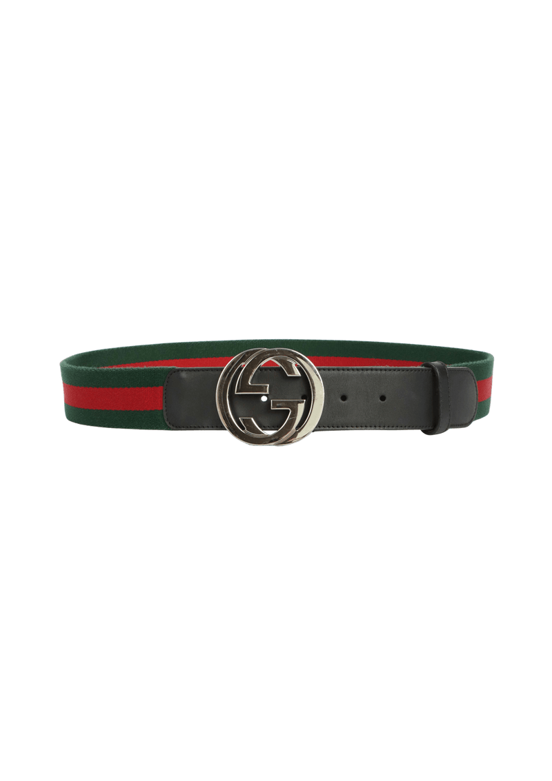 WEB INTERLOCKING G LOGO BELT 90