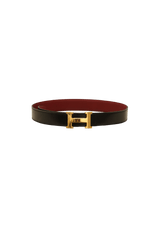 REVERSIBLE H BUCKLE BELT 80