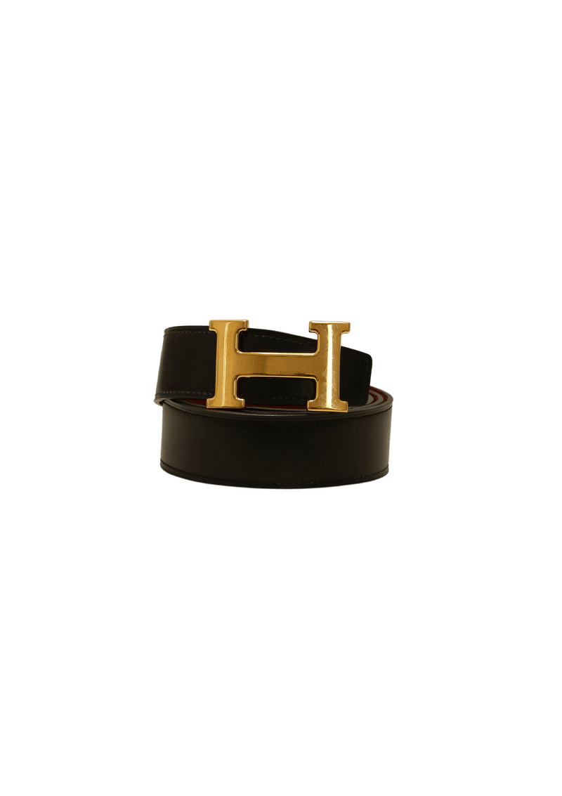 REVERSIBLE H BUCKLE BELT 80