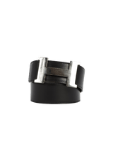 REVERSIBLE H BUCKLE BELT 95