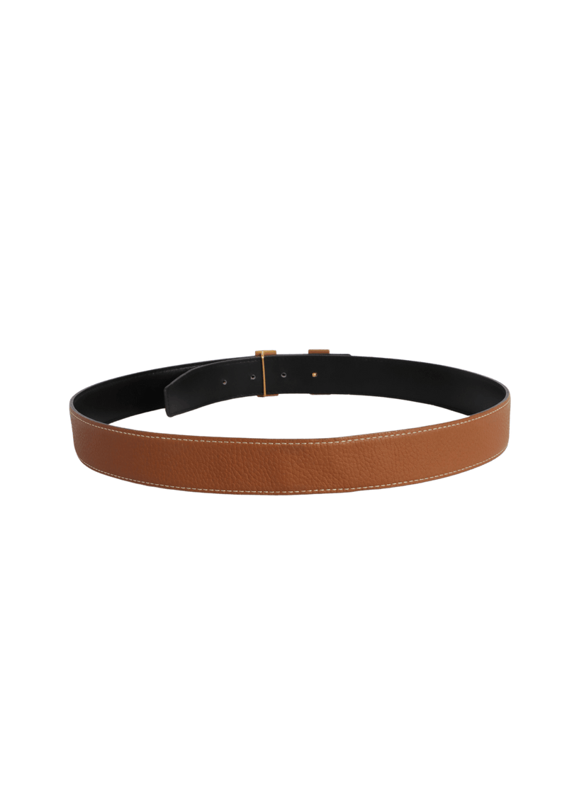 REVERSIBLE H BUCKLE BELT