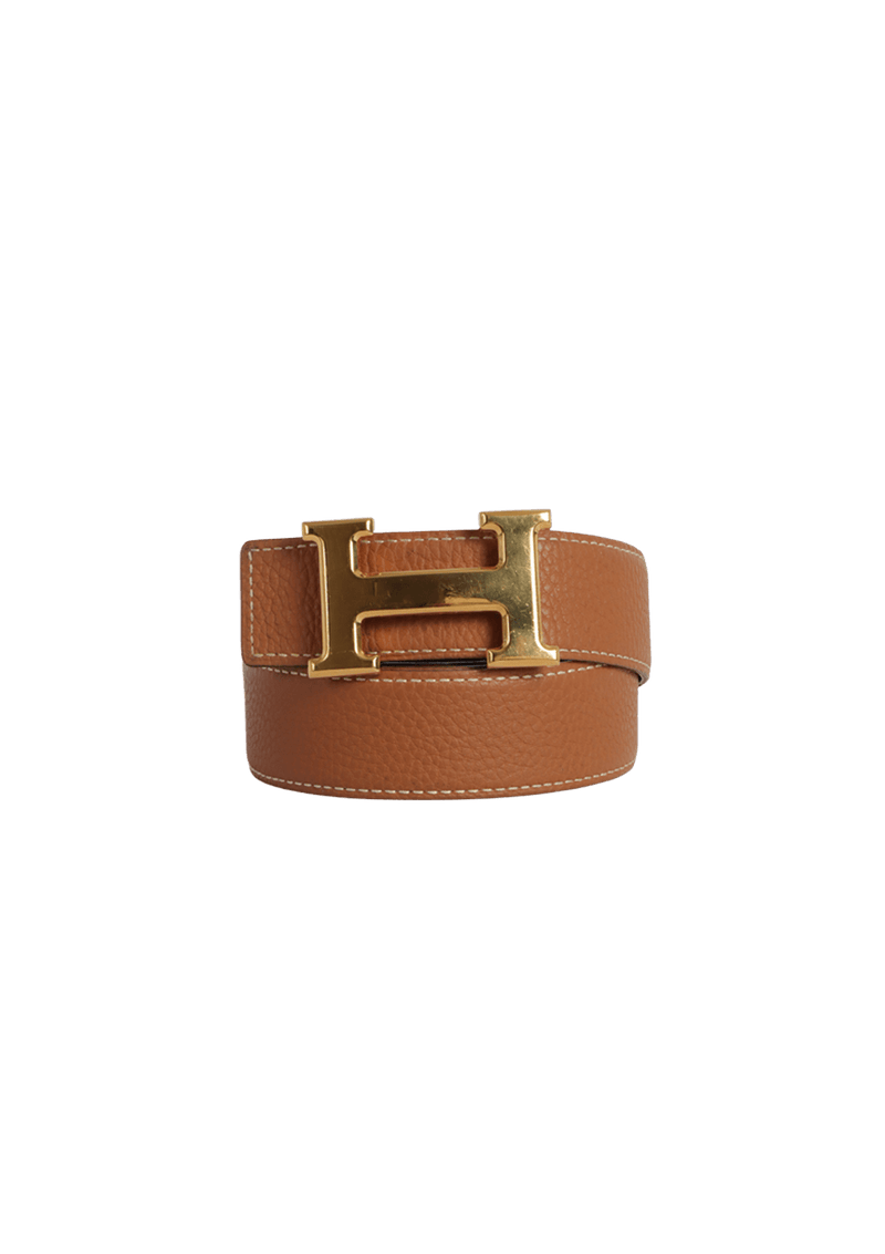 REVERSIBLE H BUCKLE BELT