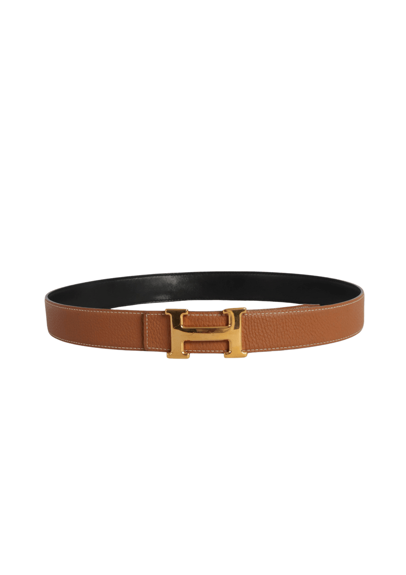 REVERSIBLE H BUCKLE BELT