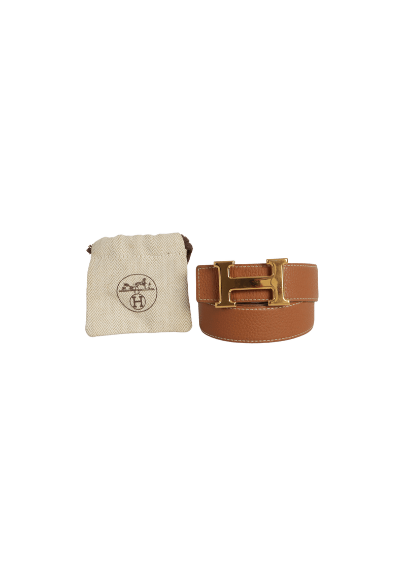 REVERSIBLE H BUCKLE BELT