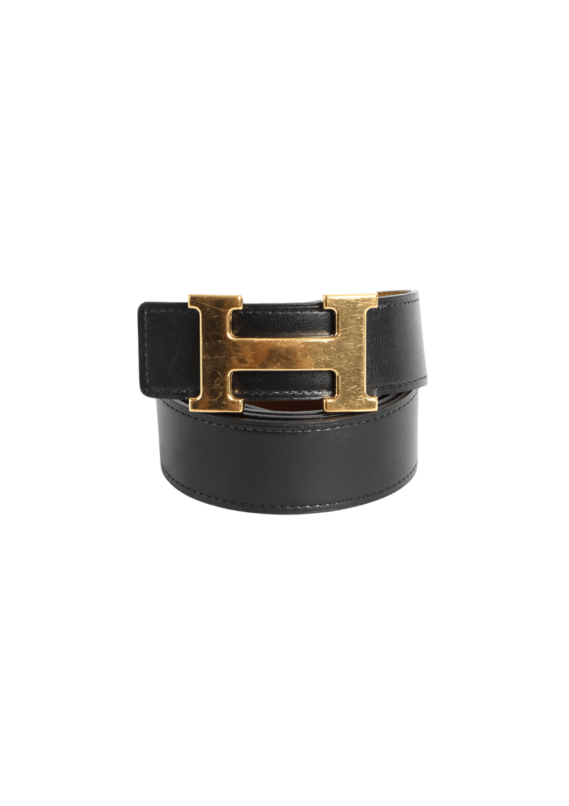 REVERSIBLE H BUCKLE BELT 90