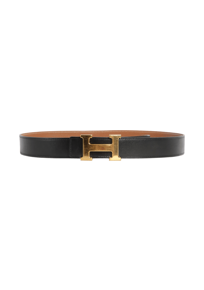 REVERSIBLE H BUCKLE BELT 90