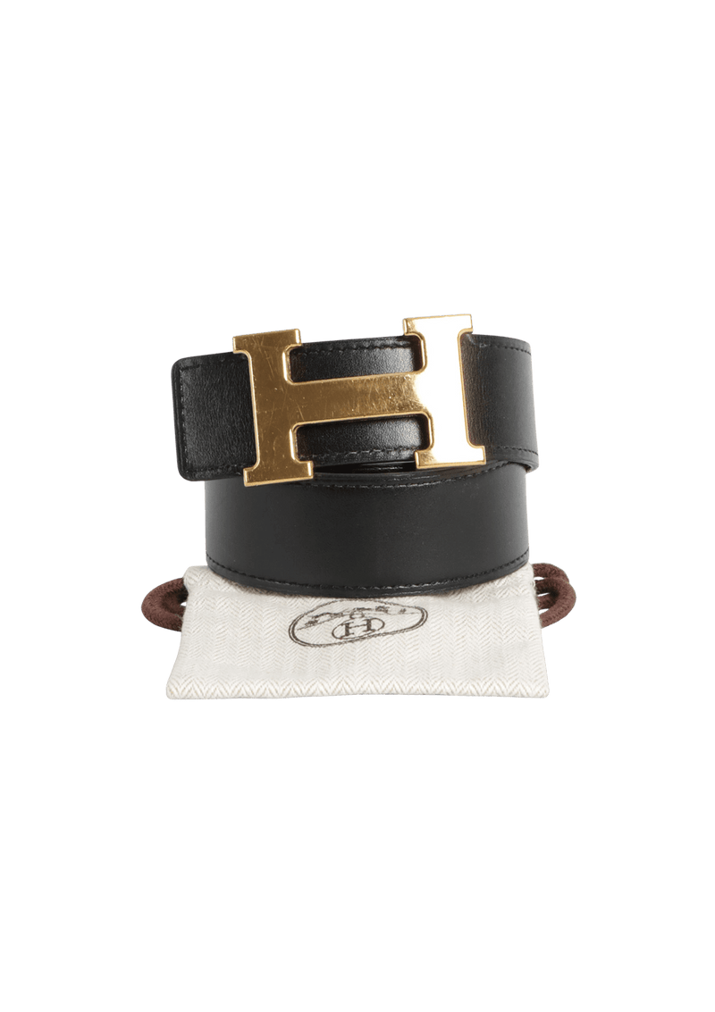 REVERSIBLE H BUCKLE BELT 90