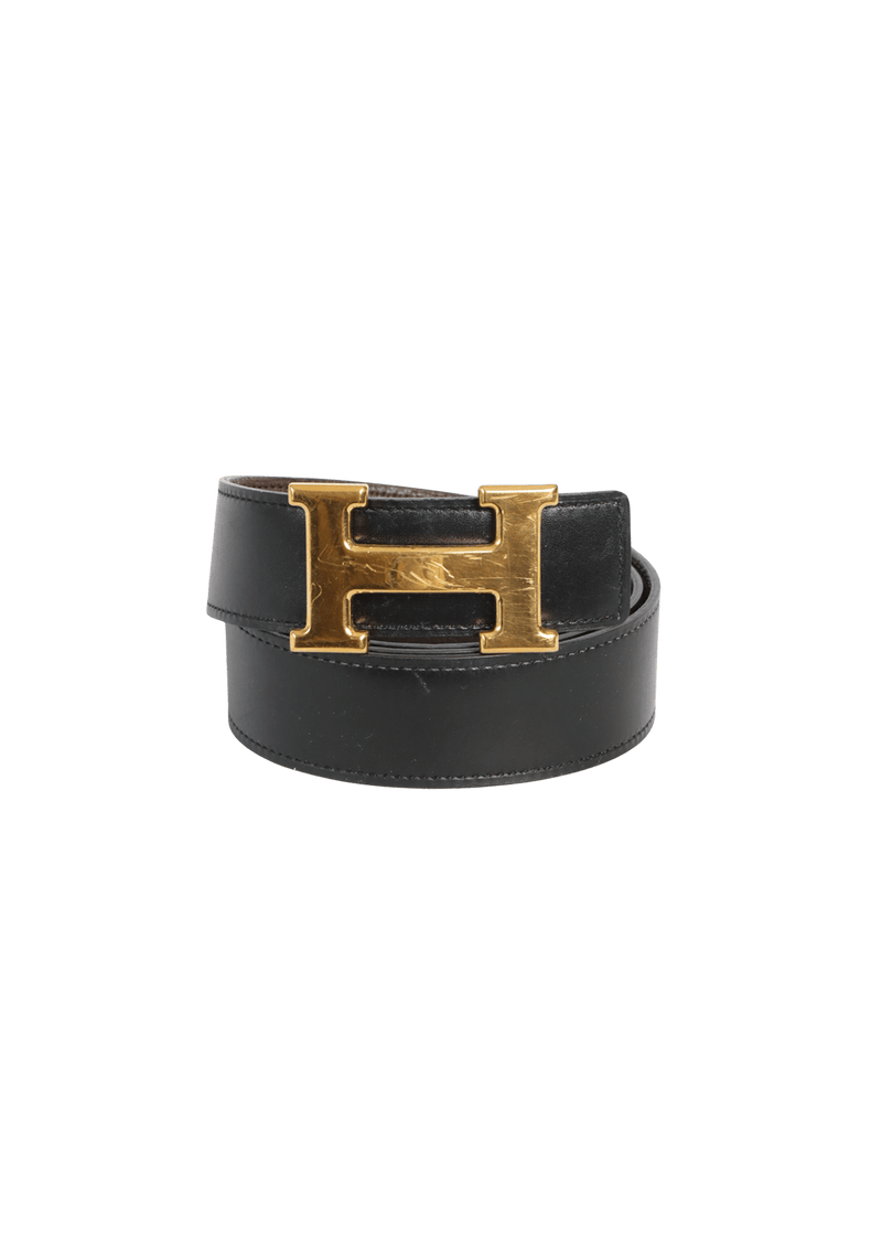 REVERSIBLE H BUCKLE BELT 100