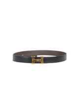 REVERSIBLE H BUCKLE BELT 100