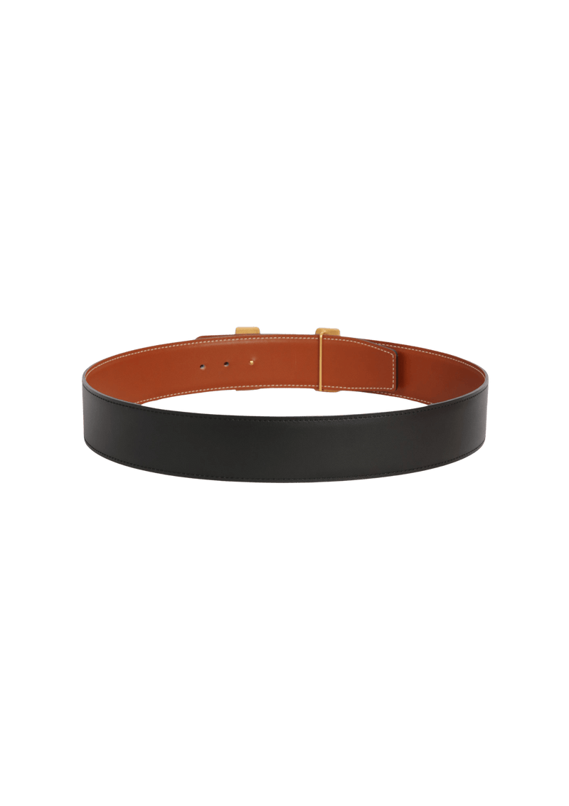 REVERSIBLE H BUCKLE BELT 80